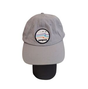 Patagonia Gray Surf Tid3 Ride Hat Cap Organic Contton Adjustable Rare